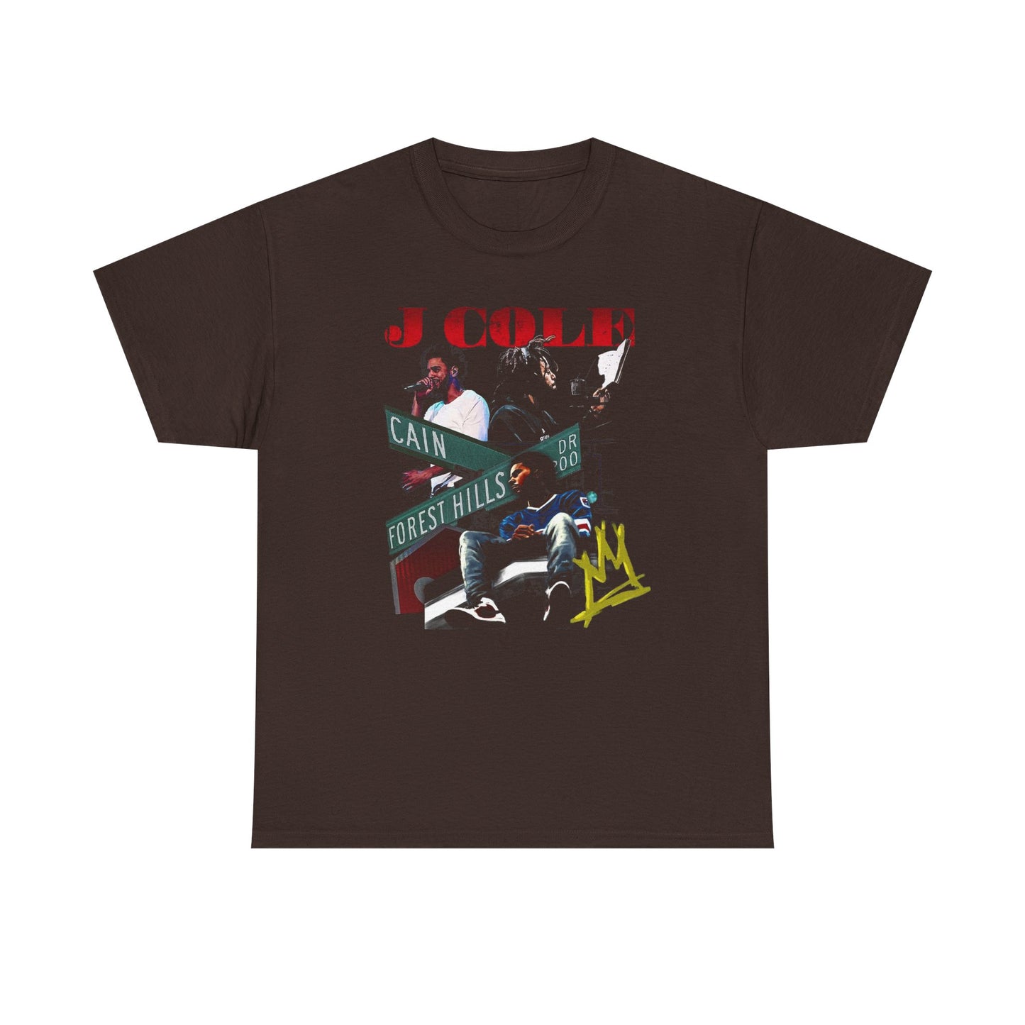 J Cole Rapper Vintage Shirt, Jay Cole American Rapper T Shirt, J Cole Songs, Vintage 90's Graphic tee, Dark Chocolate
