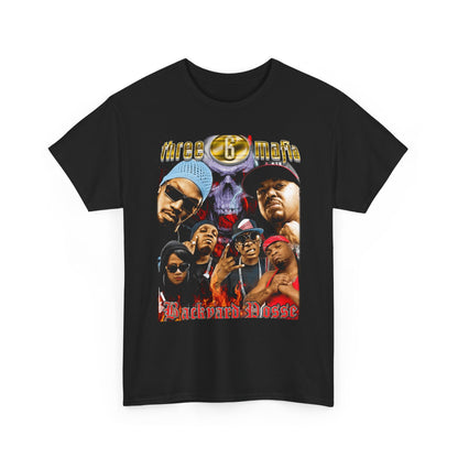 Three 6 Mafia - Bakcyard Posse Hip Hop Rap Unisex Tee Shirt