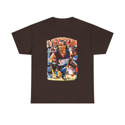 Allen Iverson, NBA, NCAA, Basket Ball T-Shirt, 76ers, Gifts, Souvenir