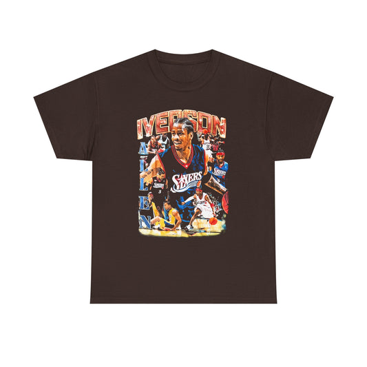 Allen Iverson, NBA, NCAA, Basket Ball T-Shirt, 76ers, Gifts, Souvenir