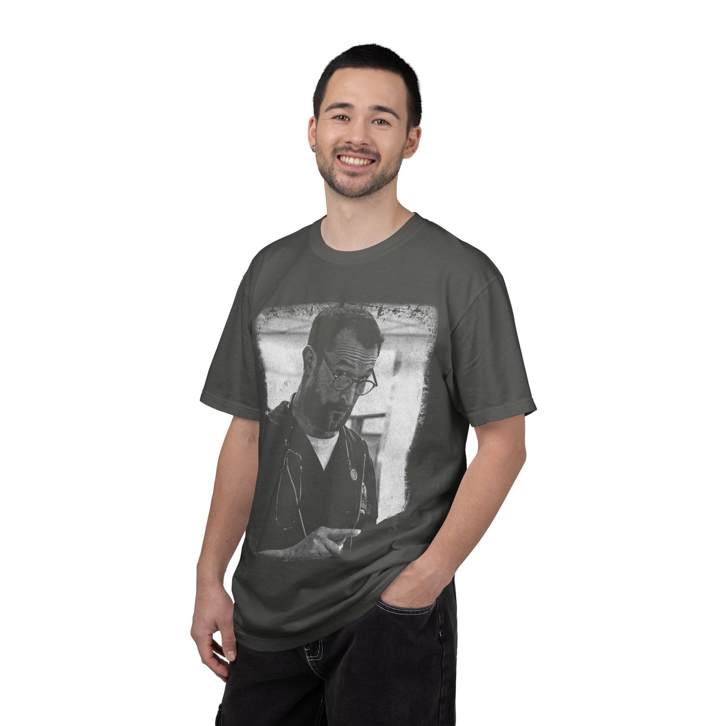 Vintage Grayscale Portrait T-Shirt