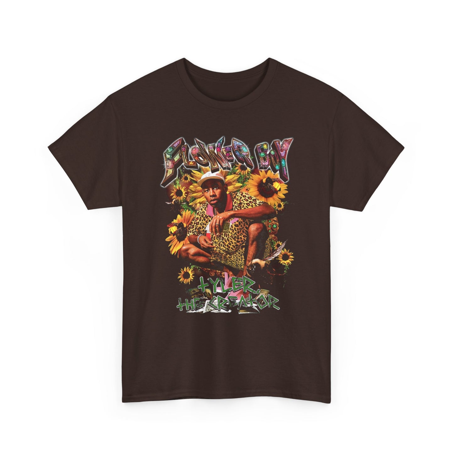 TYLER THE CREATOR, Flower Boy, Vintage Rap Tee,| Rapper Bootleg Tshirt, Rap Retro - Tshirt