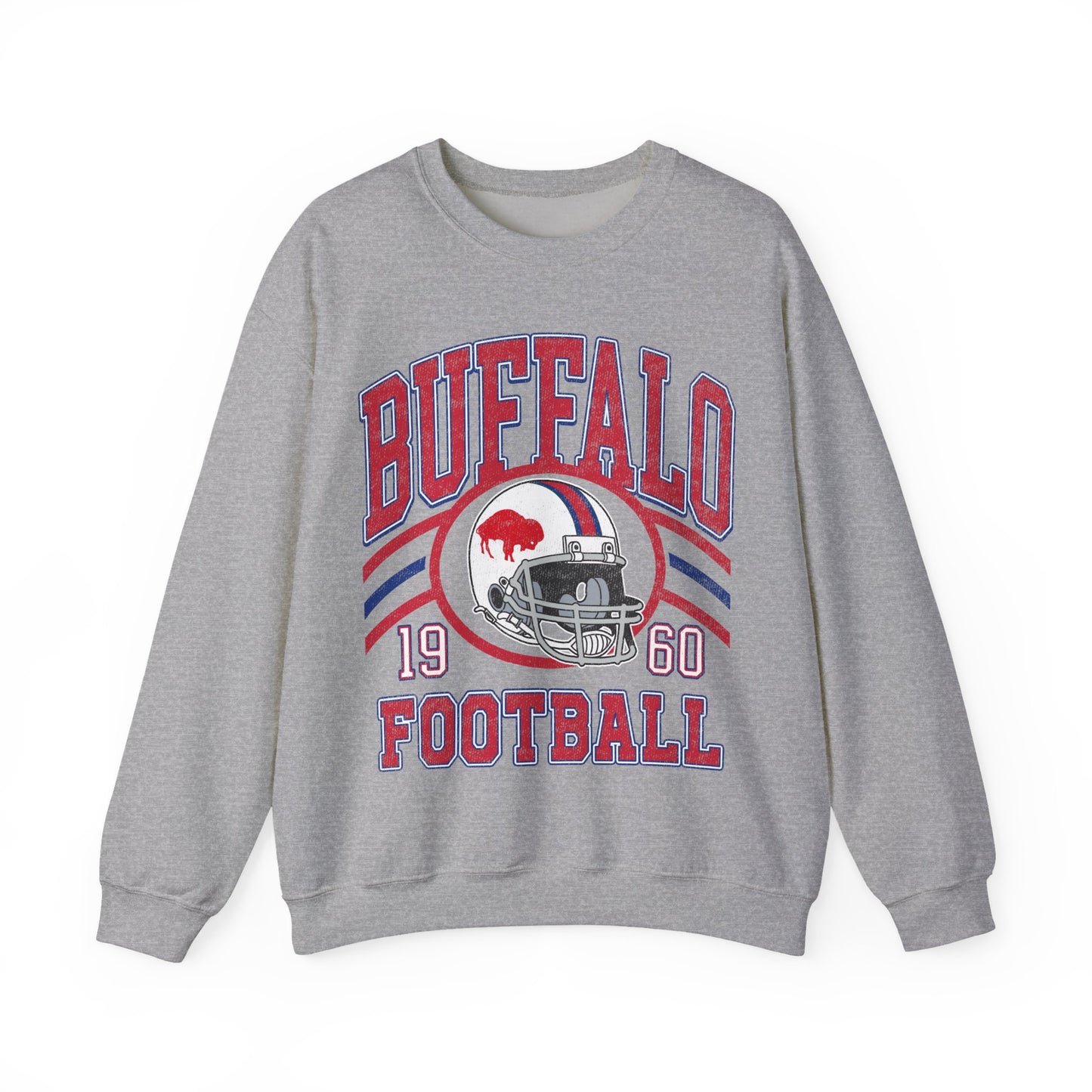 Buffalo Football Sweatshirt , Vintage Style Buffalo Football Crewneck Sweatshirt , Buffalo Sweatshirt, Sunday Football Sweater, Buffalo Fans