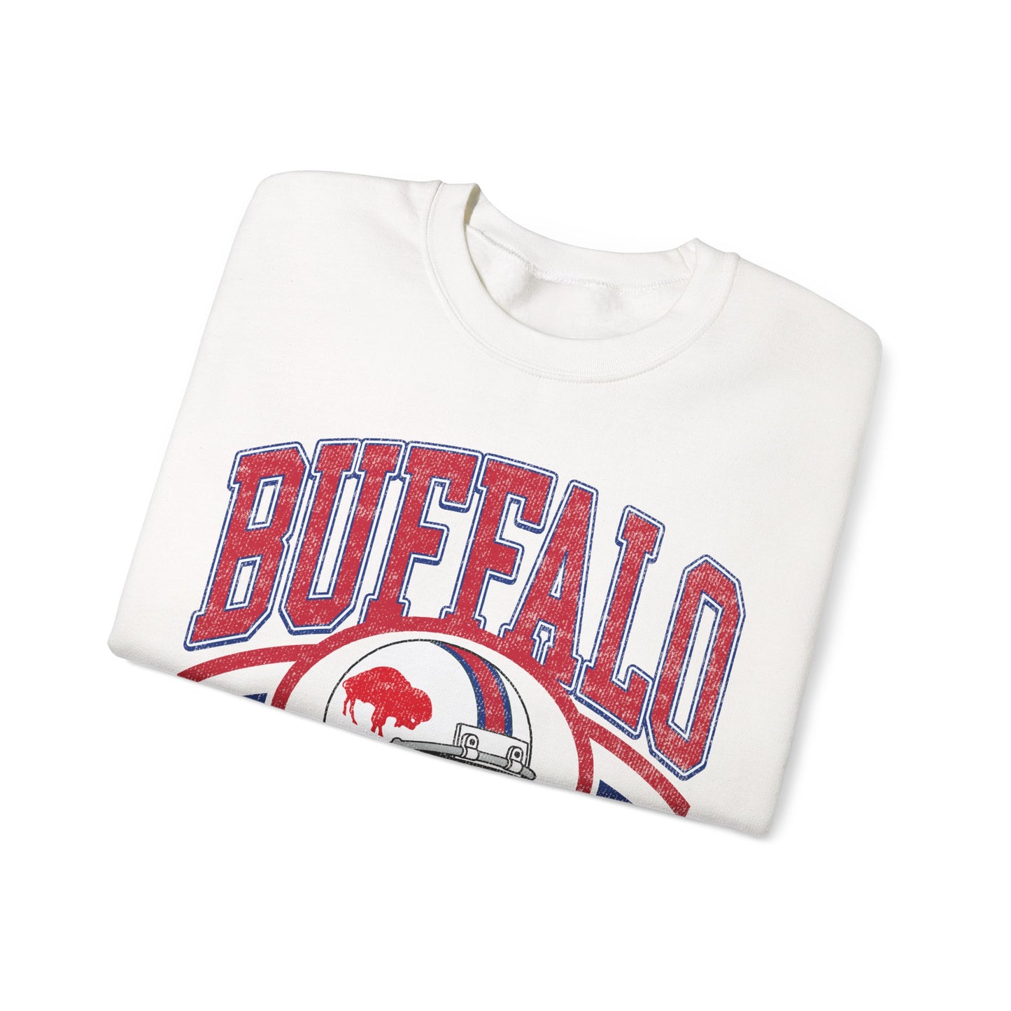 Buffalo Football Sweatshirt , Vintage Style Buffalo Football Crewneck Sweatshirt , Buffalo Sweatshirt, Sunday Football Sweater, Buffalo Fans