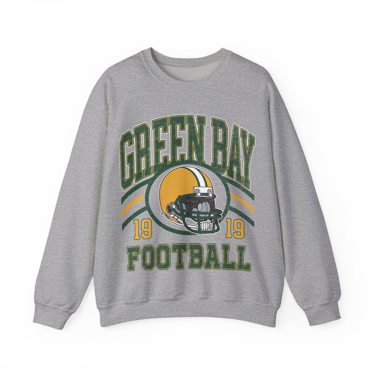 Green Bay Football Sweatshirt, Vintage Style Green Bay Football Crewneck, Football Sweatshirt, Green Bay Sweatshirt, Green Bay Fans