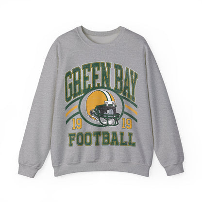 Green Bay Football Sweatshirt, Vintage Style Green Bay Football Crewneck, Football Sweatshirt, Green Bay Sweatshirt, Green Bay Fans