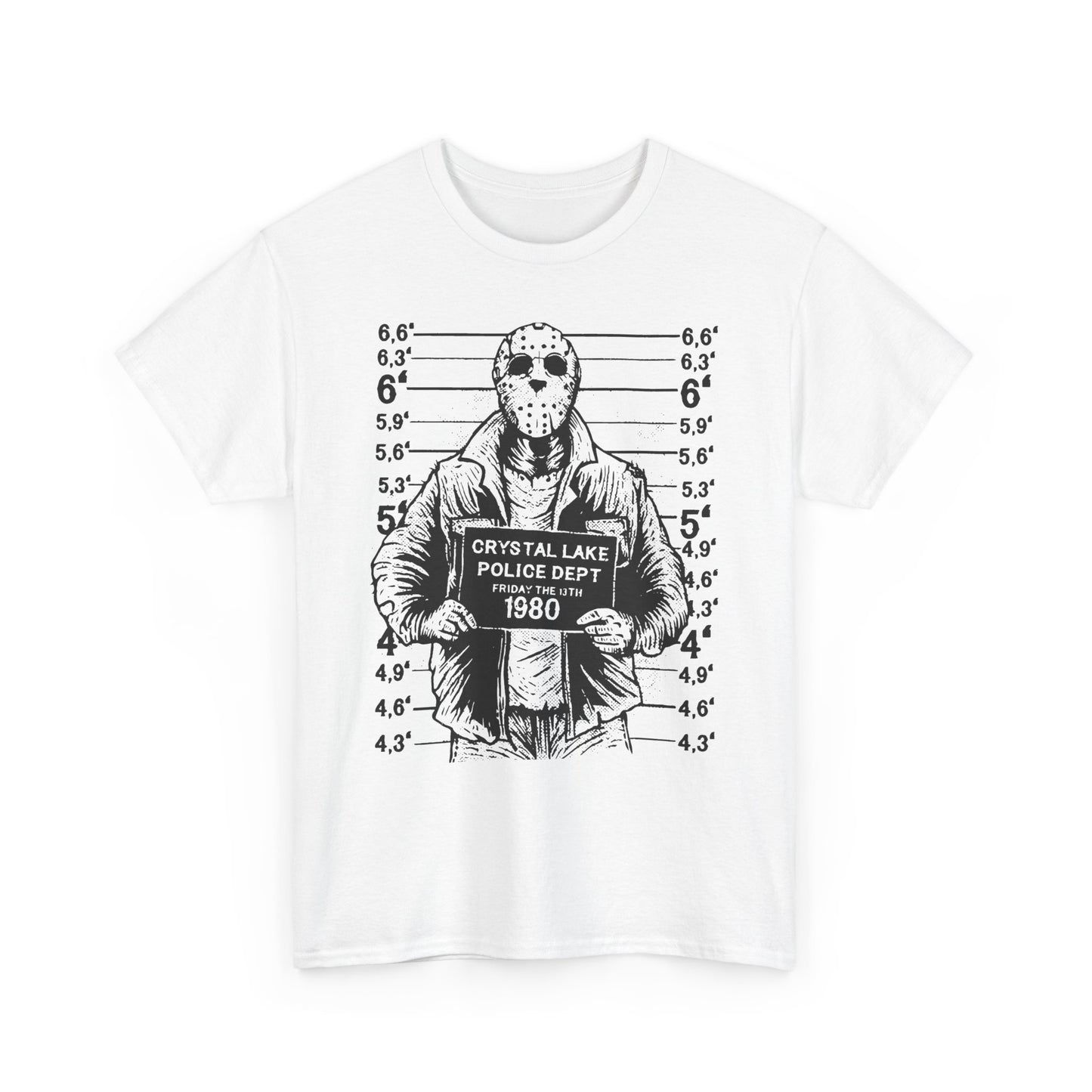 Jason Voorhees Crystal Lake Police Dept Friday the 13th 1980, Horror Movies Killers Tshirt, Halloween Shirt