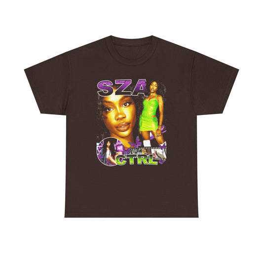 SZA Shirt - 90s Vintage x Bootleg Style Rap Tee, Gifts for Him and Her, Unisex, Dark Chocolate Color