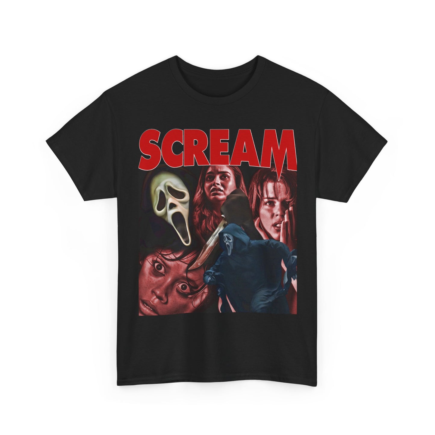 Scream T Shirt retro scream movie shirt scream movie 90s movie tshirts Unisex Shirt ao05