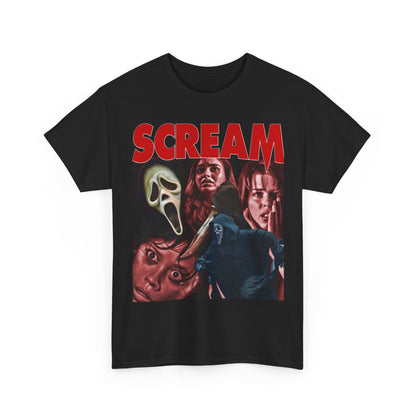 Scream T Shirt retro scream movie shirt scream movie 90s movie tshirts Unisex Shirt ao05