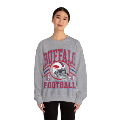 Buffalo Football Sweatshirt , Vintage Style Buffalo Football Crewneck Sweatshirt , Buffalo Sweatshirt, Sunday Football Sweater, Buffalo Fans