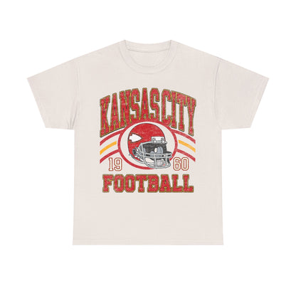 Kansas City Football Sweatshirt, Vintage Style Kansas City Football Crewneck Sweatshirt, Kansas City Sweatshirt, Sunday Football Kansas Fans