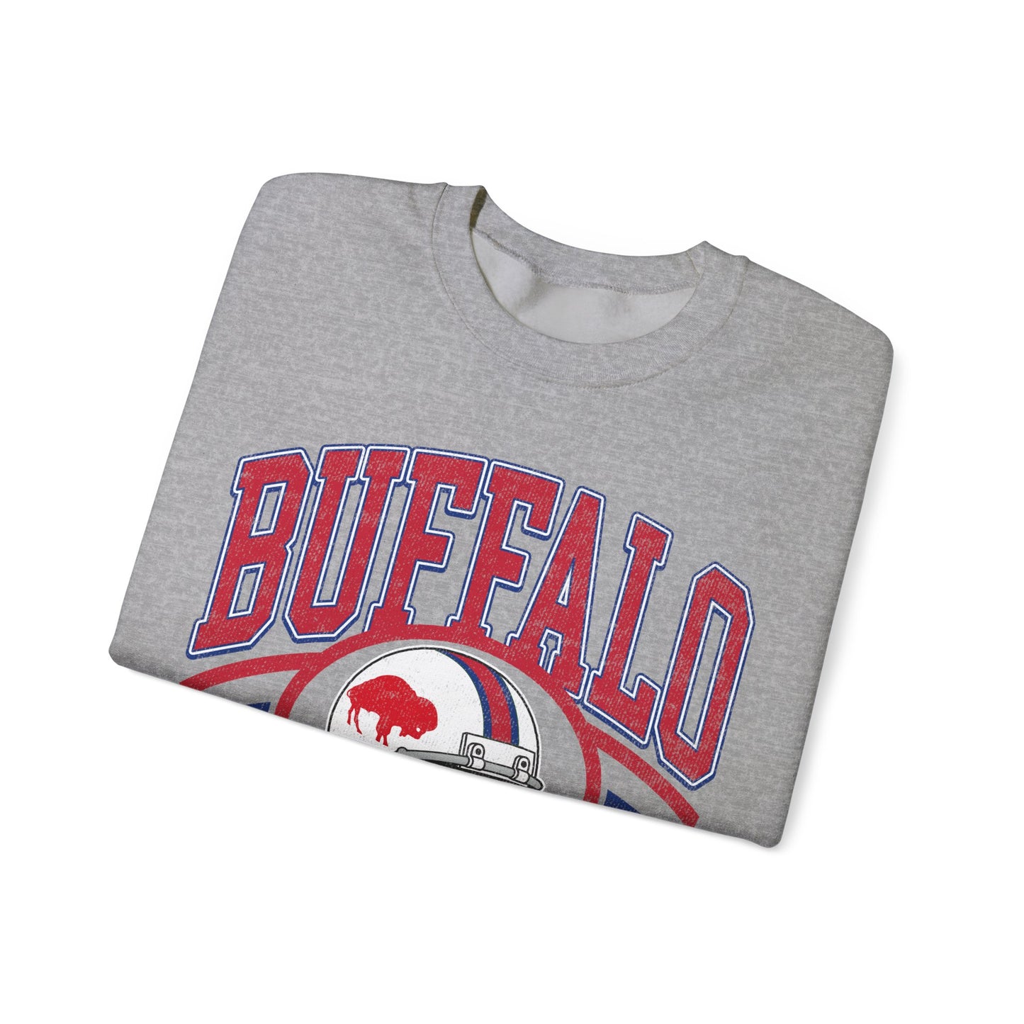 Buffalo Football Sweatshirt , Vintage Style Buffalo Football Crewneck Sweatshirt , Buffalo Sweatshirt, Sunday Football Sweater, Buffalo Fans