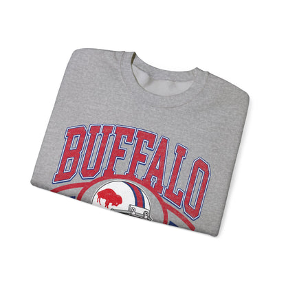 Buffalo Football Sweatshirt , Vintage Style Buffalo Football Crewneck Sweatshirt , Buffalo Sweatshirt, Sunday Football Sweater, Buffalo Fans