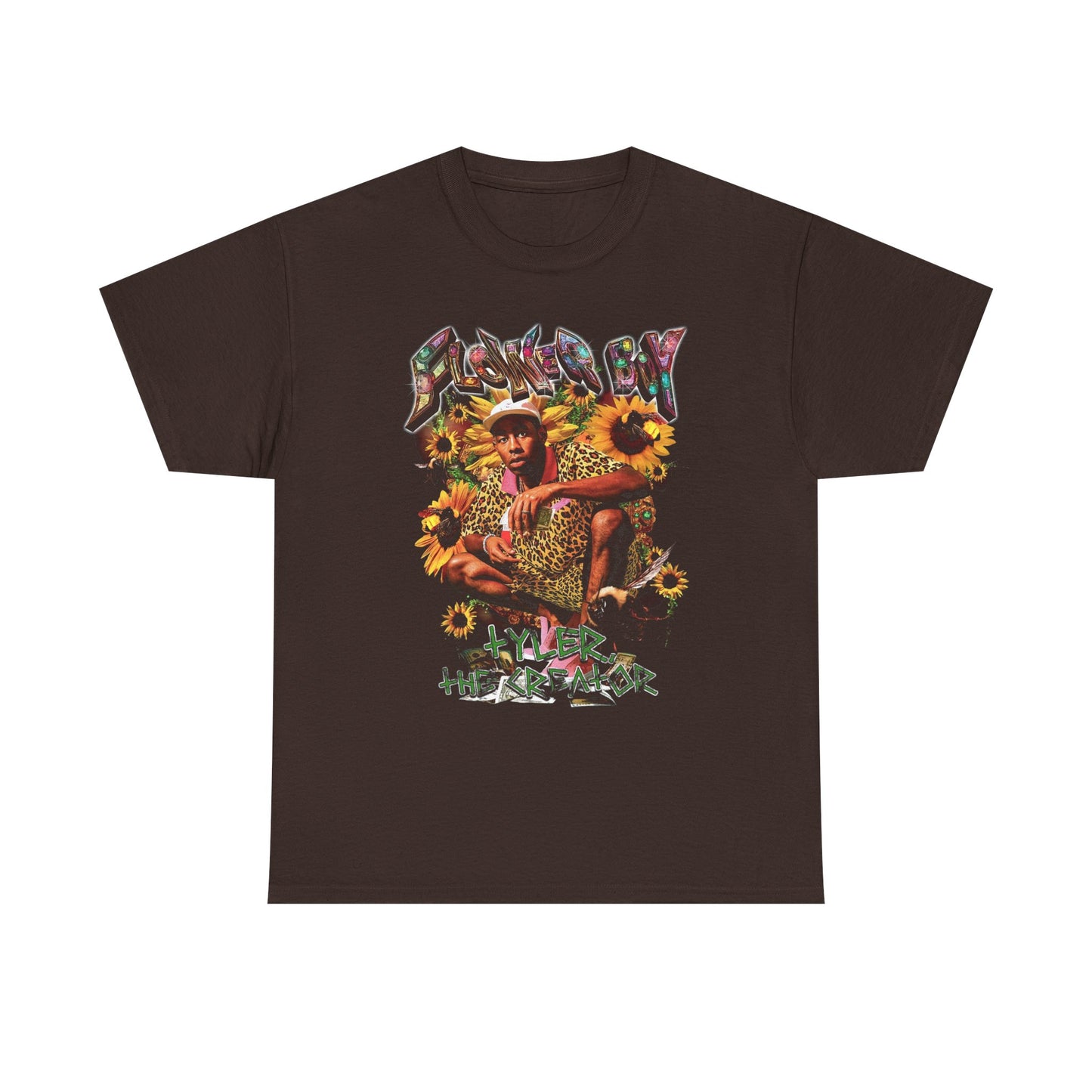 TYLER THE CREATOR, Flower Boy, Vintage Rap Tee,| Rapper Bootleg Tshirt, Rap Retro - Tshirt