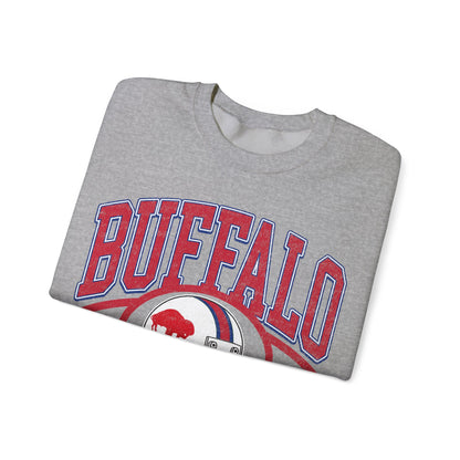 Buffalo Football Sweatshirt , Vintage Style Buffalo Football Crewneck Sweatshirt , Buffalo Sweatshirt, Sunday Football Sweater, Buffalo Fans