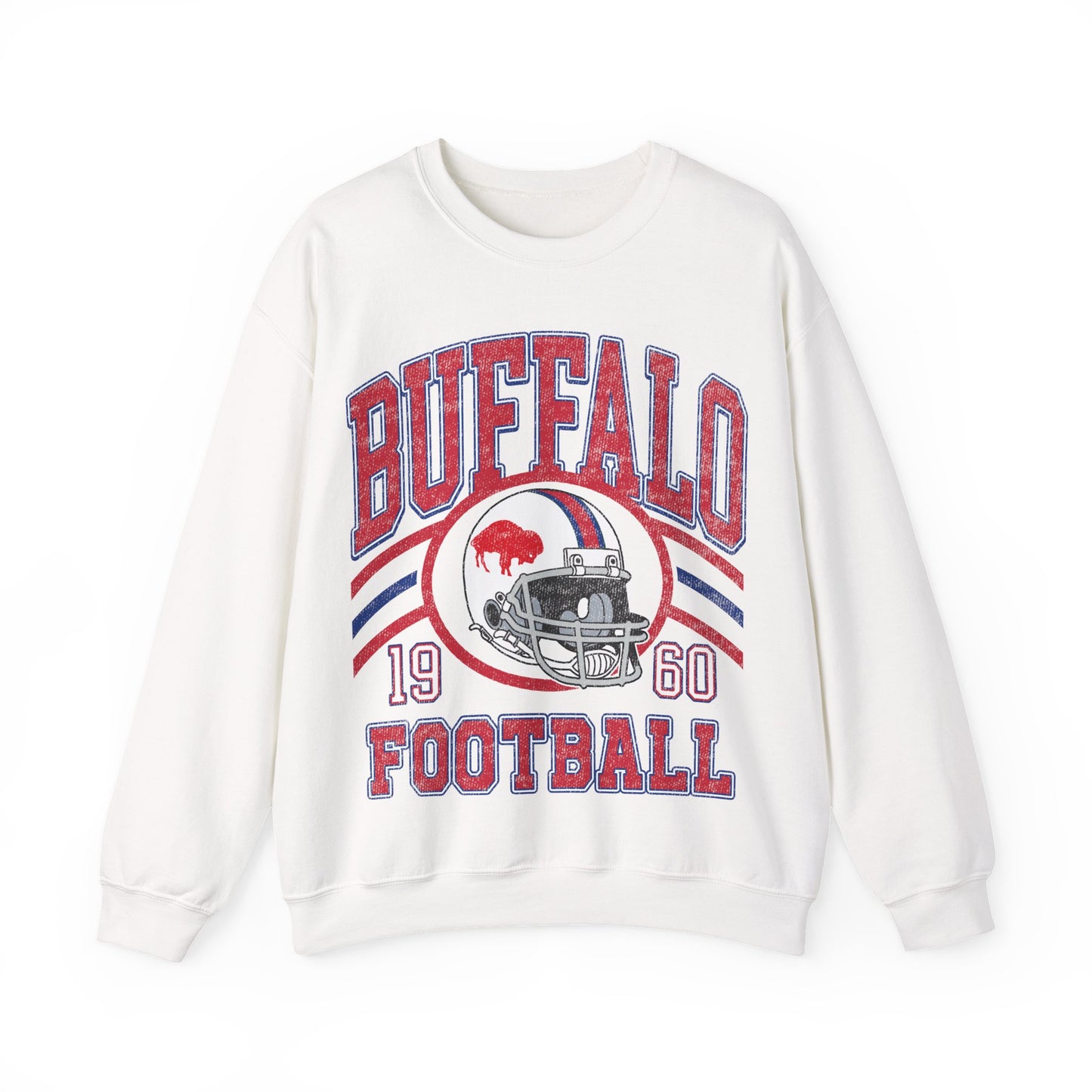 Buffalo Football Sweatshirt , Vintage Style Buffalo Football Crewneck Sweatshirt , Buffalo Sweatshirt, Sunday Football Sweater, Buffalo Fans