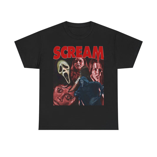 Scream T Shirt retro scream movie shirt scream movie 90s movie tshirts Unisex Shirt ao05