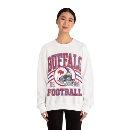 Buffalo Football Sweatshirt , Vintage Style Buffalo Football Crewneck Sweatshirt , Buffalo Sweatshirt, Sunday Football Sweater, Buffalo Fans