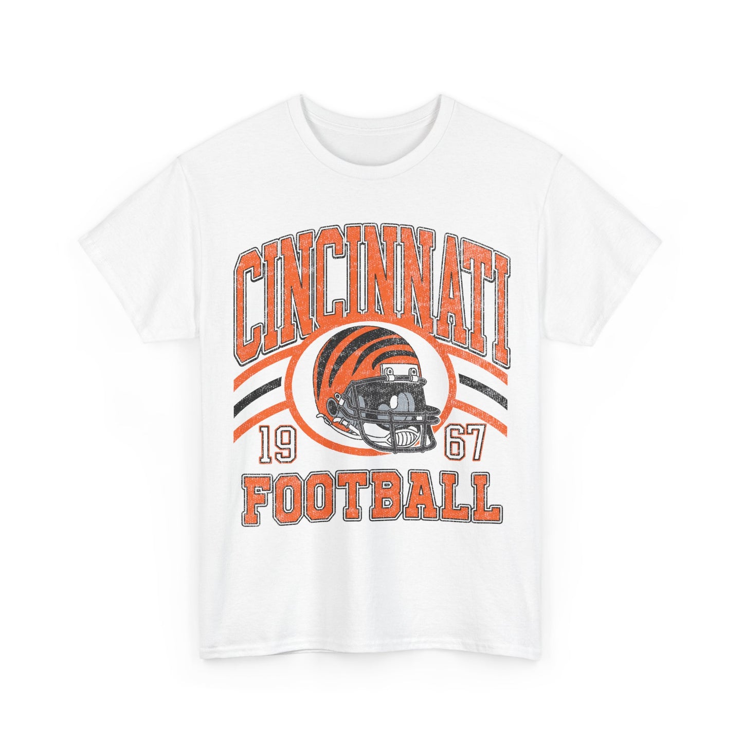 Cincinnati Football T-Shirt, Vintage Style Cincinnati Football Tshirt, Cincinnati Tshirt, Sunday Football T-Shirts