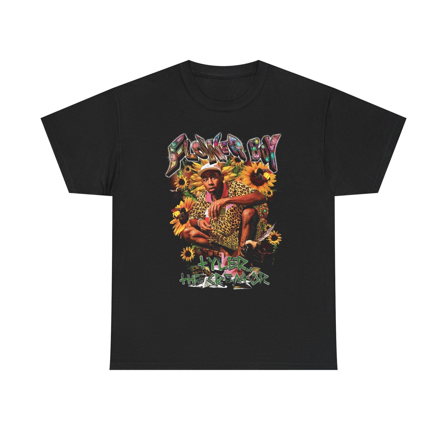 TYLER THE CREATOR, Flower Boy, Vintage Rap Tee,| Rapper Bootleg Tshirt, Rap Retro - Tshirt