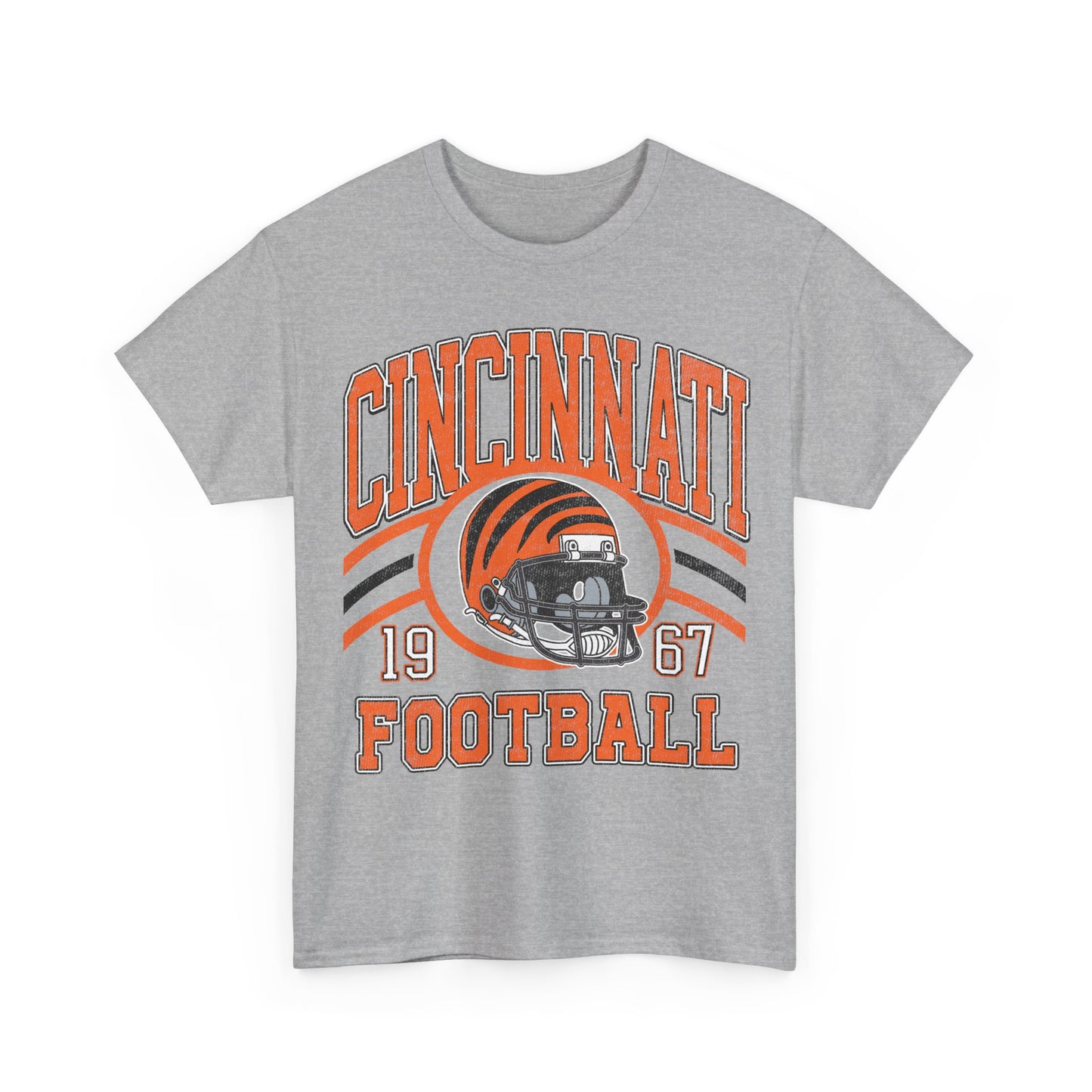 Cincinnati Football T-Shirt, Vintage Style Cincinnati Football Tshirt, Cincinnati Tshirt, Sunday Football T-Shirts