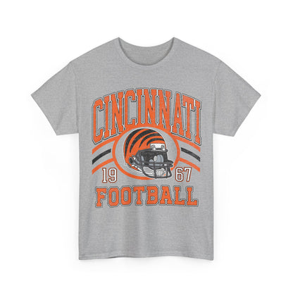 Cincinnati Football T-Shirt, Vintage Style Cincinnati Football Tshirt, Cincinnati Tshirt, Sunday Football T-Shirts