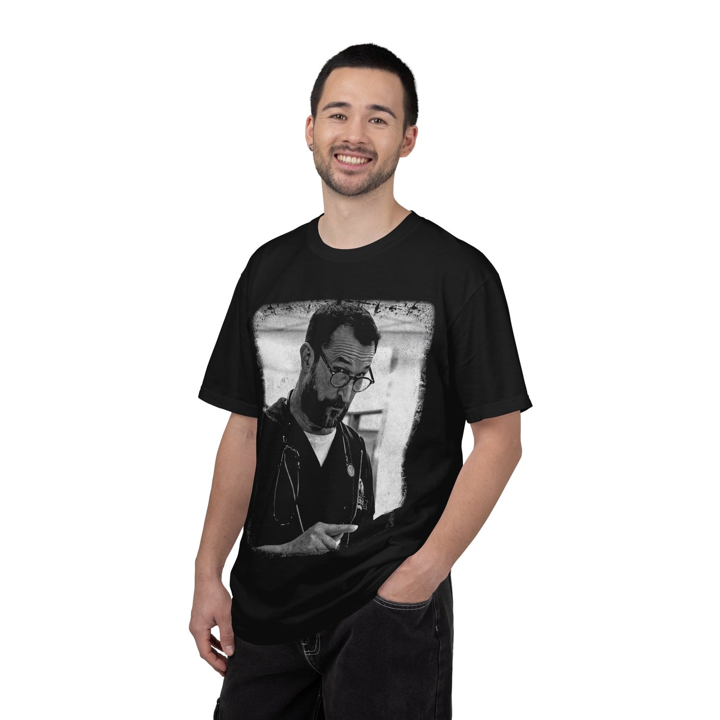 Vintage Grayscale Portrait T-Shirt