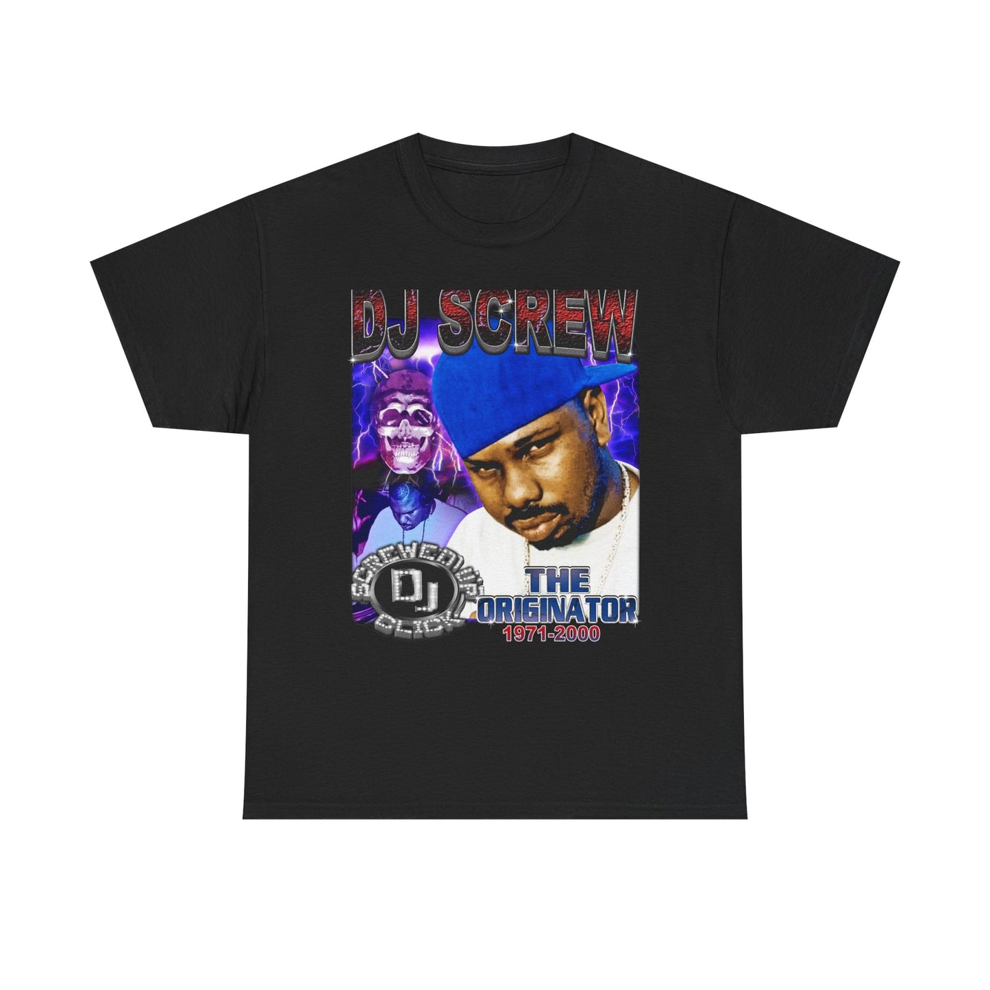 DJ Screw - The Originator Hip Hop Rap Unisex Tee Shirt