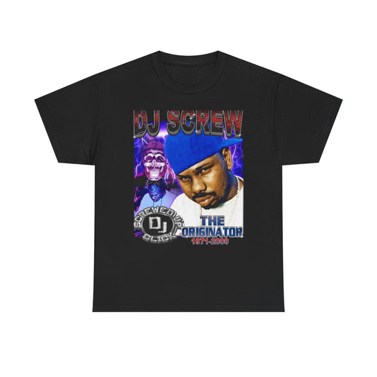 DJ Screw - The Originator Hip Hop Rap Unisex Tee Shirt