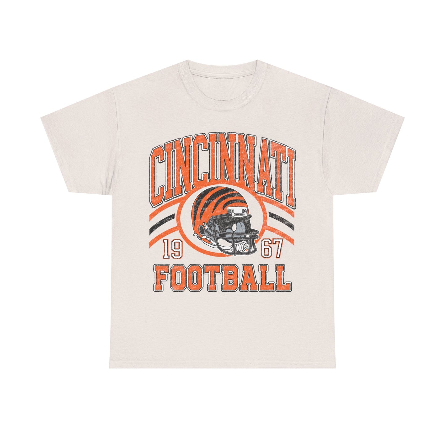 Cincinnati Football T-Shirt, Vintage Style Cincinnati Football Tshirt, Cincinnati Tshirt, Sunday Football T-Shirts