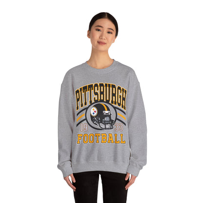 Pittsburgh Football Sweatshirt | Pittsburgh Pennsylvania Football Crewneck Sweatshirt | Vintage Style Pittsburgh | Pittsburgh Pennsylvania