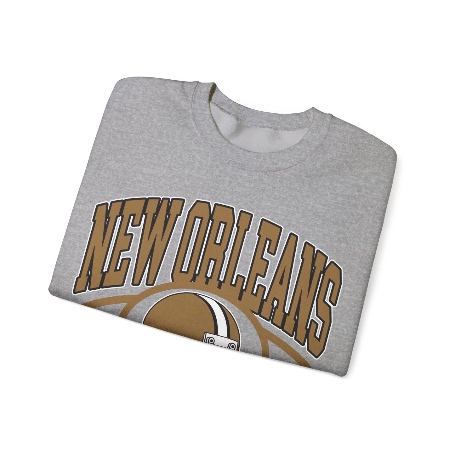 New Orleans Sweatshirt, New Orleans Fan Crewneck Sweatshirt, Distressed New Orleans Sweater, New Orleans Gift, College Student gift
