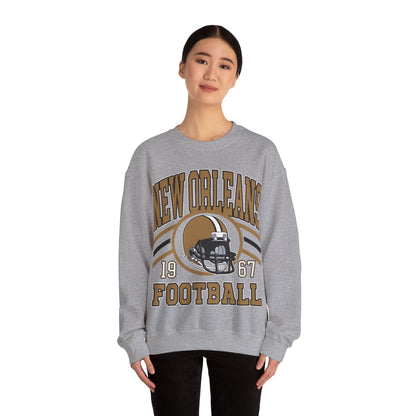 New Orleans Sweatshirt, New Orleans Fan Crewneck Sweatshirt, Distressed New Orleans Sweater, New Orleans Gift, College Student gift