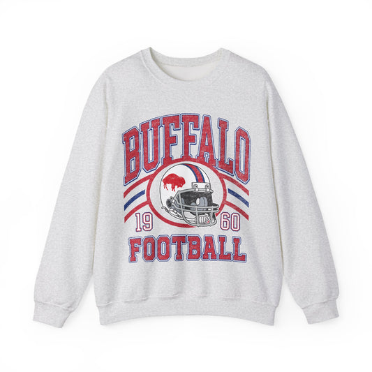 Buffalo Football Sweatshirt , Vintage Style Buffalo Football Crewneck Sweatshirt , Buffalo Sweatshirt, Sunday Football Sweater, Buffalo Fans