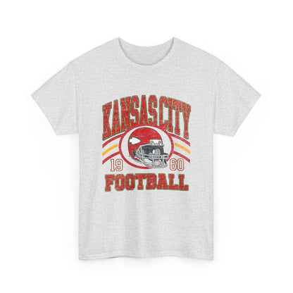 Kansas City Football tshirt, Vintage Style Kansas City Football Crewneck Sweatshirt, Kansas City Sweatshirt, Sunday Football Kan